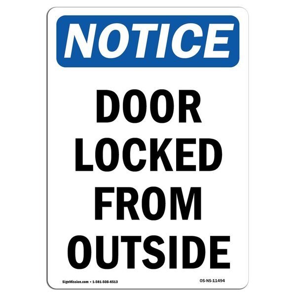 Safety Sign, OSHA Notice, 24